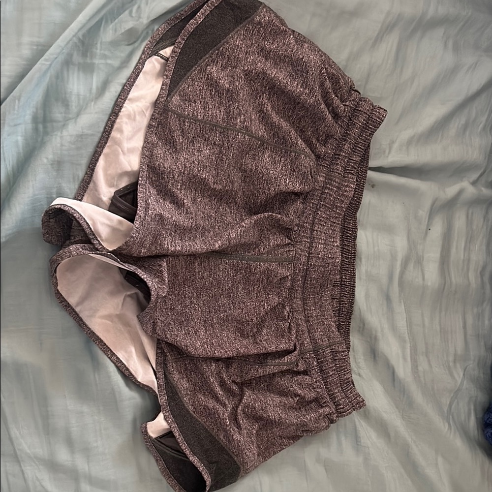 lululemon athletica Heathered Gray Athletic Shorts